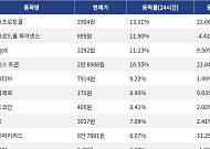 [상승 코인 10] 니어프로토콜 13.21% 상승, 에어로드롬 파이낸스 11.90% 강세