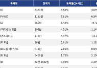 [코인시황] 라이터 8.56% 상승, 오디에라 17.09% 하락