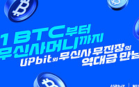업비트 블랙프라이데이 합류 “무신사머니·1BTC 가져가세요~”