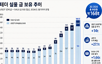 금 168톤 쌓은 테더…‘코인판 중앙은행’이 되고 있다