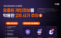 빗썸, 유출 개인정보 악용한 2차 사기 예방 캠페인 진행