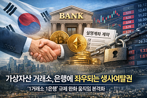 실명계좌 ‘1거래소 1은행’의 조건, 왜 은행 없이는 확장할 수 없나