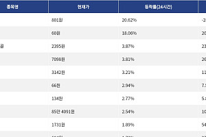 [상승 코인 10] SKYAI 20.62% 급등, 스테이블 18.06% 상승세