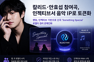 칼리드·안효섭 참여곡, 인젝티브서 음악 IP로 토큰화