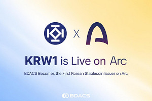비댁스, 서클 아크 메인넷에 국내 유일 원화 스테이블코인 ’KRW1’ 합류