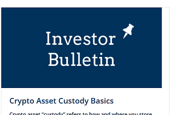 SEC, ‘가상자산 커스터디 가이드’ 제시⋯한국 벤치마킹 모델 참고