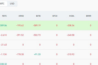 [비트코인 ETF]  현물 ETF, 이틀 연속 순유출…16일 3210BTC 빠져나가며 약 4116억 원 이탈