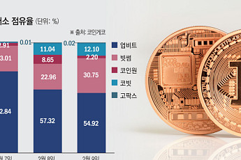 '신뢰 위기' 가상자산거래소… '빗썸·코인원' 점유율 되레 늘었다