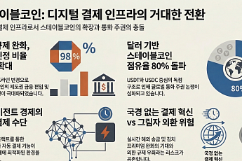 3100억달러 스테이블코인 시장…달러 중심 구조에 통화주권 논쟁
