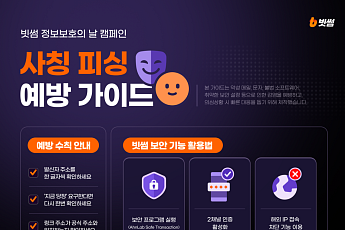 “진짜 같은 가짜 주의” 빗썸, 피싱 예방 가이드 공개