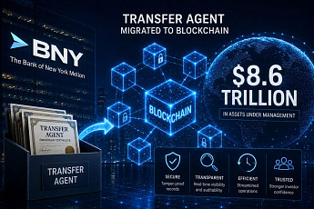 BNY, 8조6000억 달러 규모 자산 블록체인으로 이전∙∙∙자산의 온체인화 실현