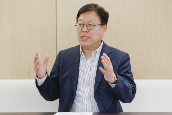 ▲이근주 한국핀테크산업협회장이 7일 서울 성동구 한패스에서 이투데이와 인터뷰를 하고 있다. 조현호 기자 hyunho@ (사진제공=이투데이)