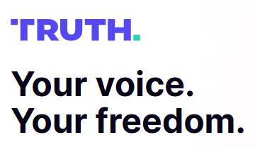 ▲Truth Soicla 홈페이지 (사진제공=Truth Social)