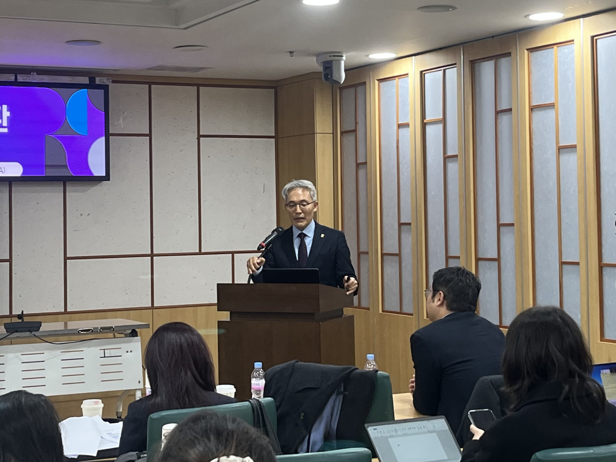 ▲발표 중인 김종승 엑스크립톤 대표 (사진=장주영 기자 jyjang24@)