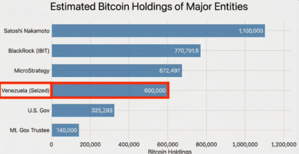 ▲주요 기관·주체별 비트코인 보유량 추정치 (TFTC(비트코인 전문 미디어))