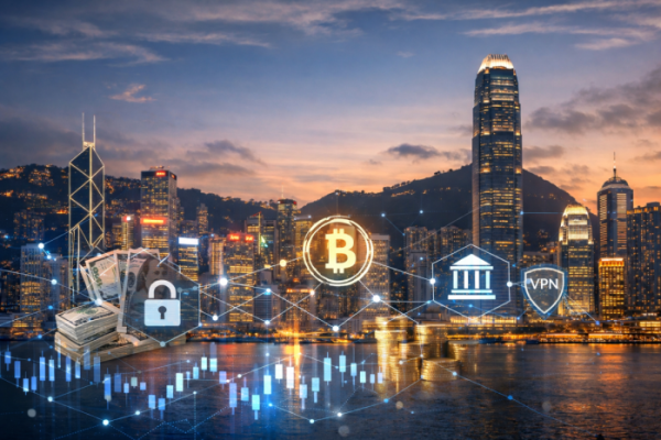 ▲‘가상자산 허브’를 내세운 홍콩 금융시장. 그러나 현지에서는 고액 자산가 중심의 거래 구조가 형성돼 있다는 지적이 나온다 (챗GPT)