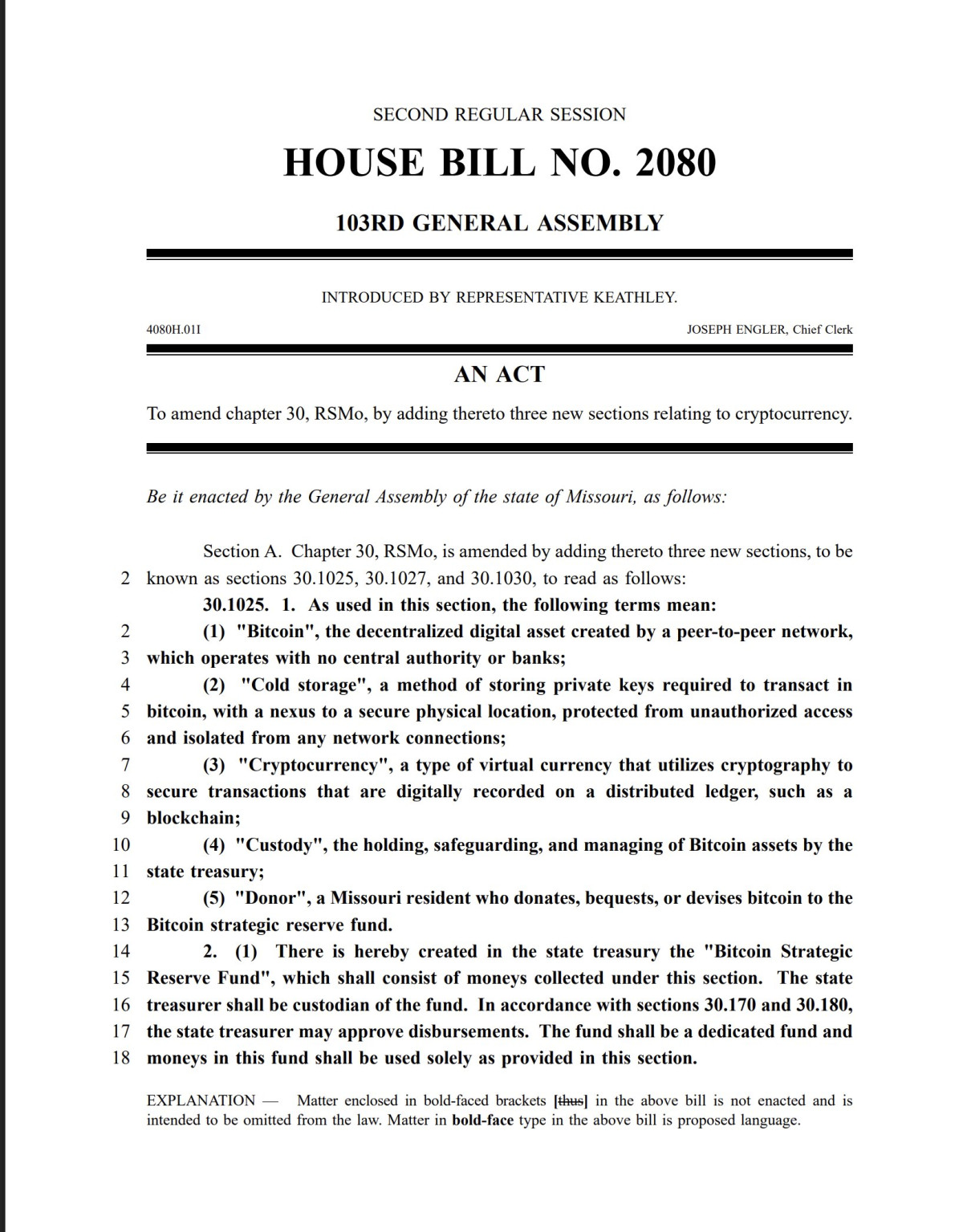 (사진=미주리주 의회)