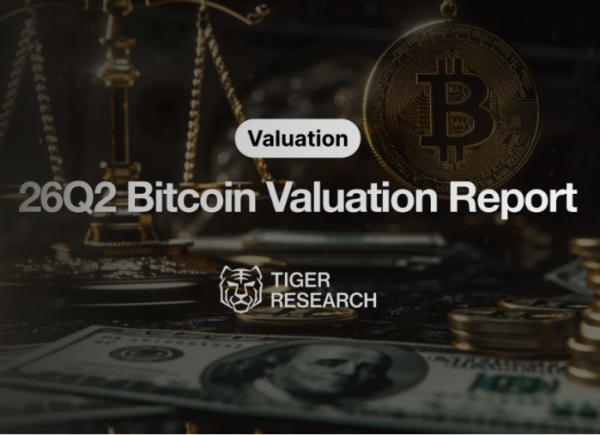 ▲타이거리서치는 2026년 2분기 비트코인 밸류에이션 리포트에서 비트코인의 12개월 목표가를 14만3000달러로 제시했다. (출처=타이거리서치)