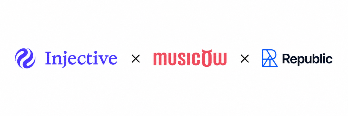 ▲인젝티브, 뮤직카우, 리퍼블릭이 K-팝 저작권 RWA 사업 협력을 위한 파트너십을 체결했다. (각 사 공식 홈페이지 갈무리)