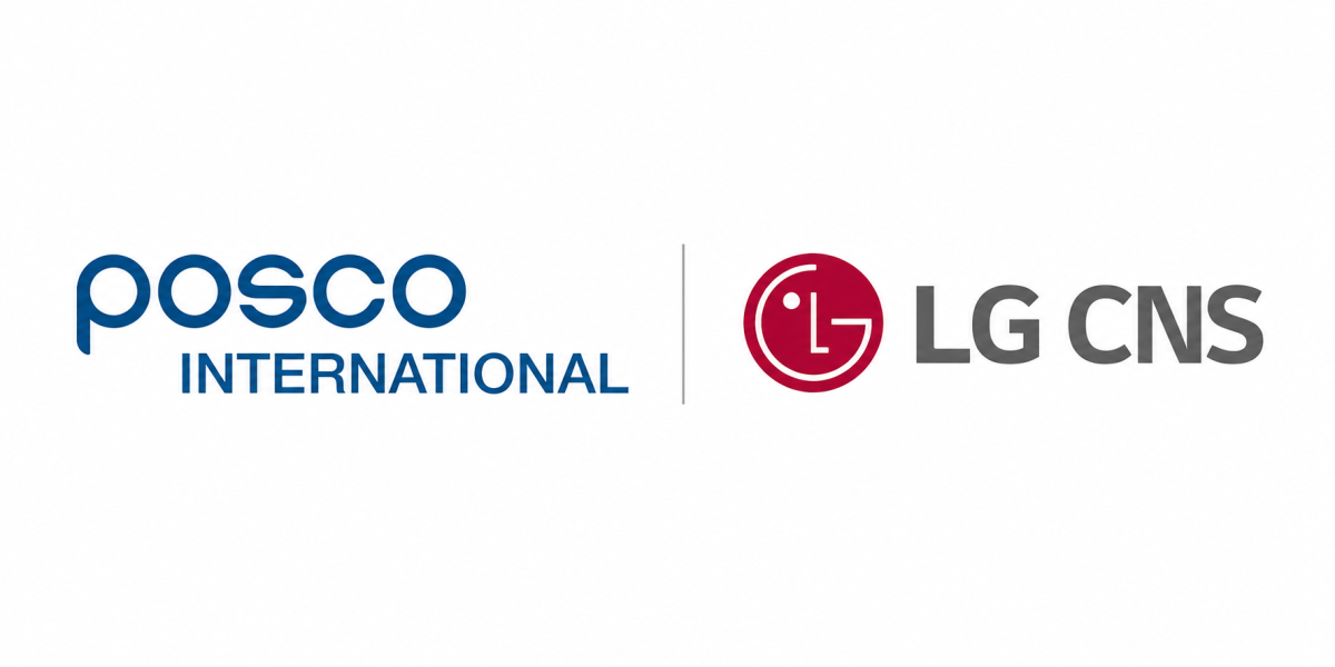 ▲포스코인터내셔널과 LG CNS 로고. 양사는 블록체인·AI 기반 글로벌 무역금융 인프라 기술검증(PoC)을 공동 수행했다. (출처=포스코인터내셔널·LG CNS)