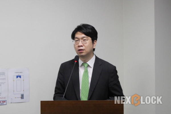▲비댁스 류홍열 대표는 ‘디지털자산 법인시장 개방의 의의와 커스터디의 역할’을 주제로 발제했다