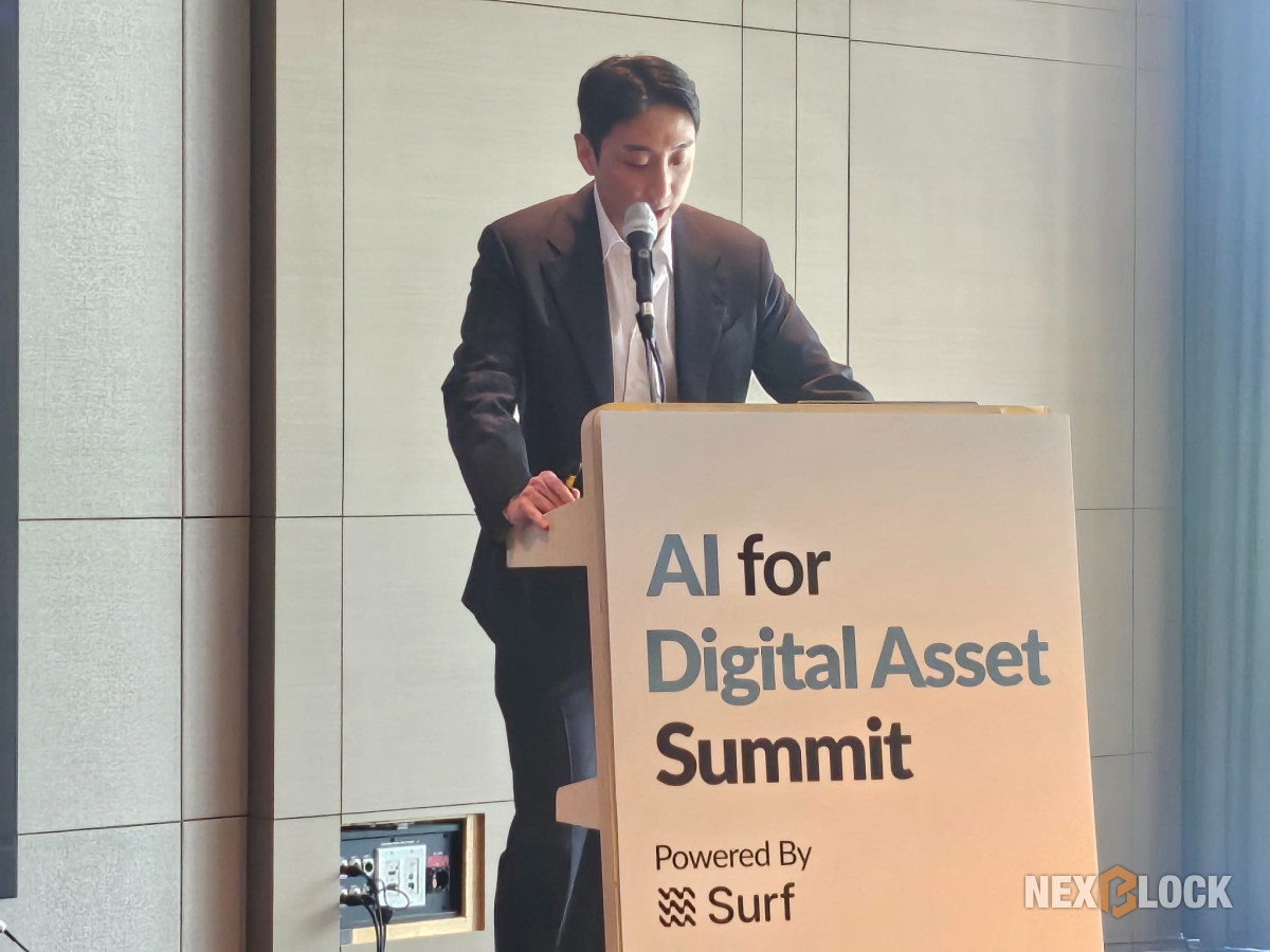 ▲박승현 비트고코리아 이사가 17일 ‘AI for Digital Asset Summit’에서 금융기관의 디지털자산 시장 진입을 위한 커스터디와 내부 통제 인프라 구축 방안을 설명하고 있다. (손기현 기자)